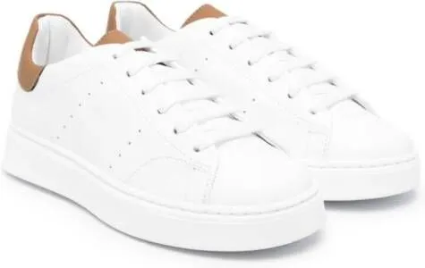 Colorichiari panelled lace-up sneakers White