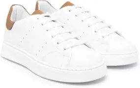 Colorichiari panelled lace-up sneakers White