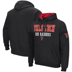 Colosseum Texas Tech Red Raiders Black Sunrise Pullover Hoodie