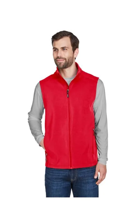 CORE365 CE701 Men's Cruise Two-Layer Fleece Bonded Softshell Vest