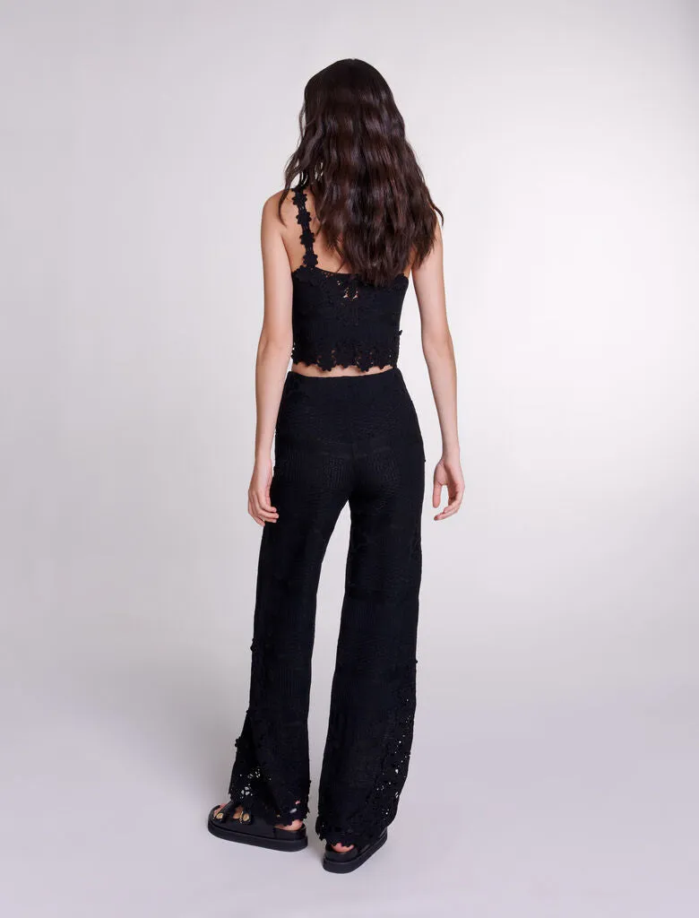 Crochet trousers