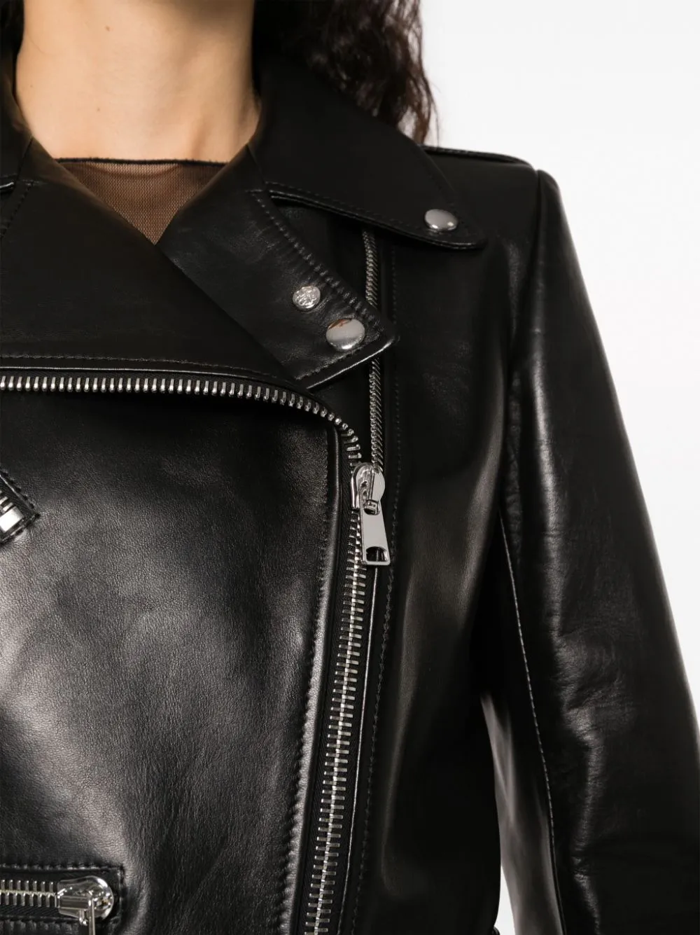 CROPPED BIKER JACKET