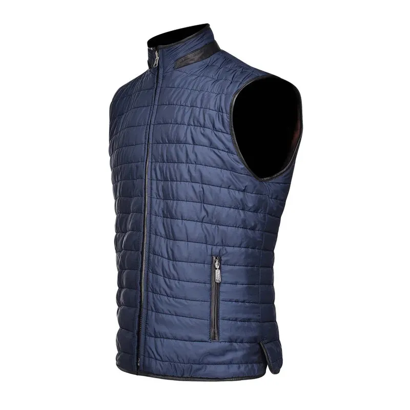 CUADRA Men's Leather Double Sided Vest JC105