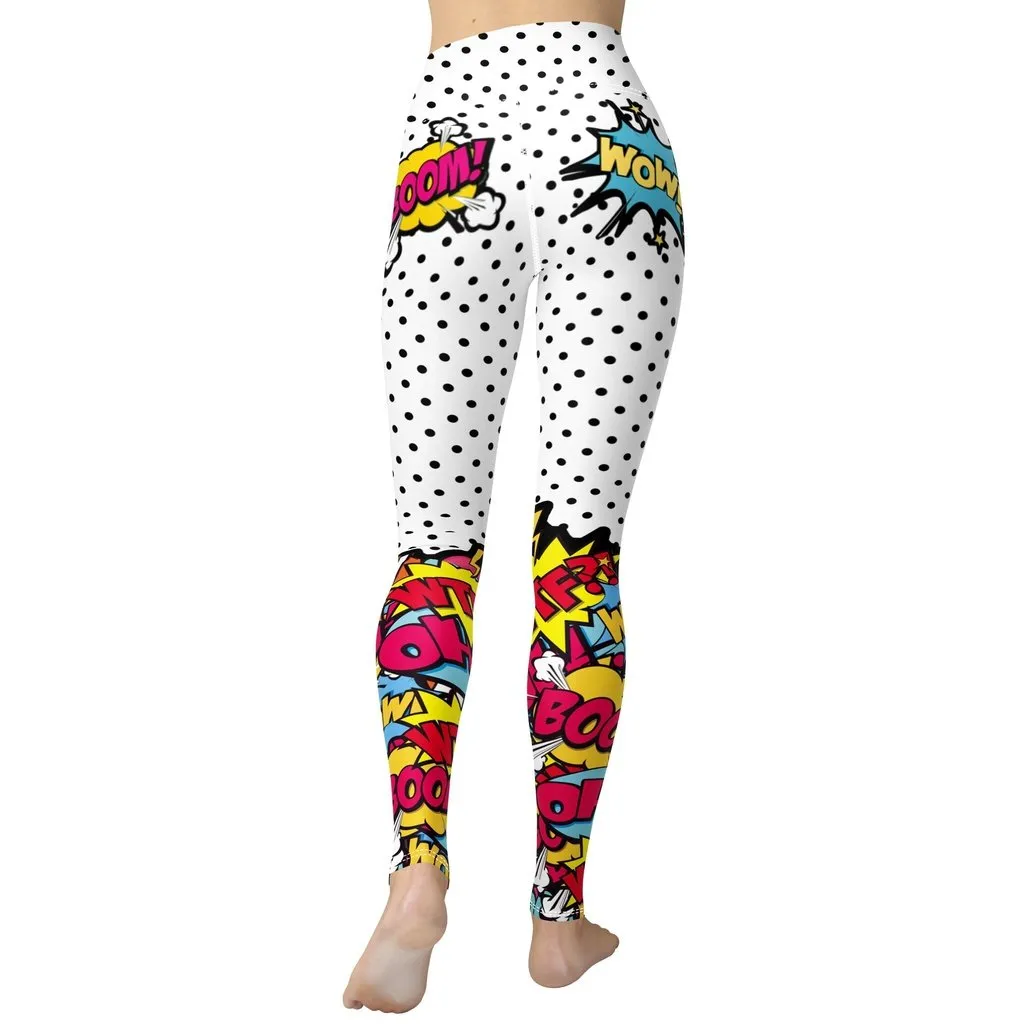 Cutest Pop Art Yoga Leggings