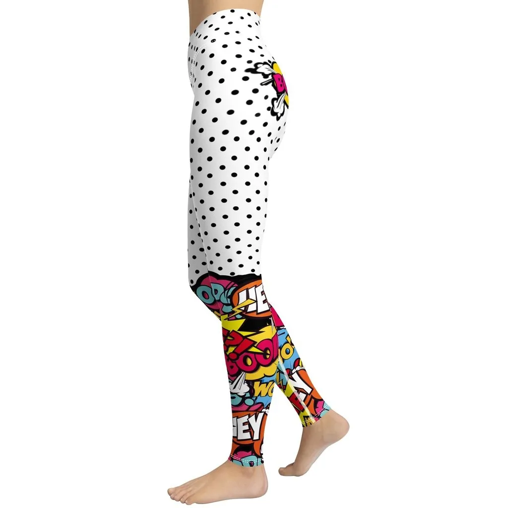 Cutest Pop Art Yoga Leggings