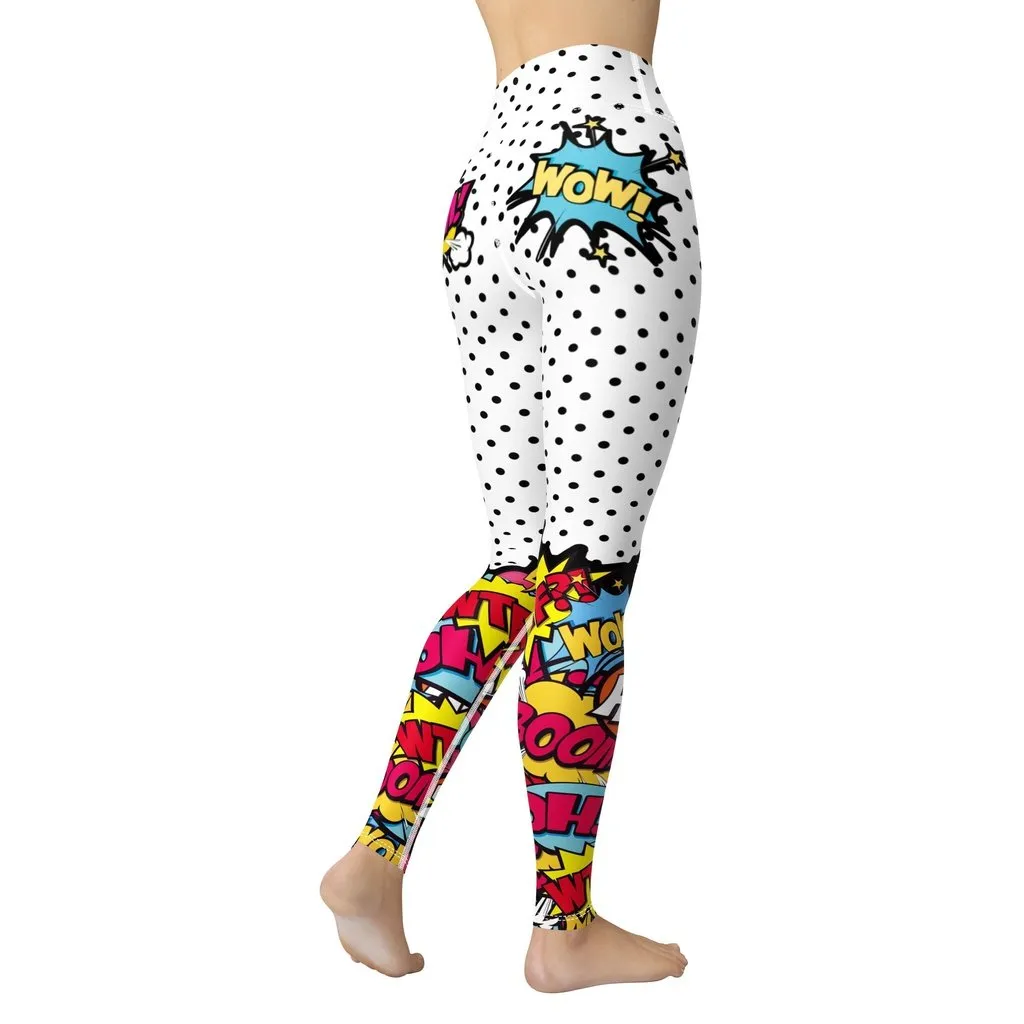 Cutest Pop Art Yoga Leggings