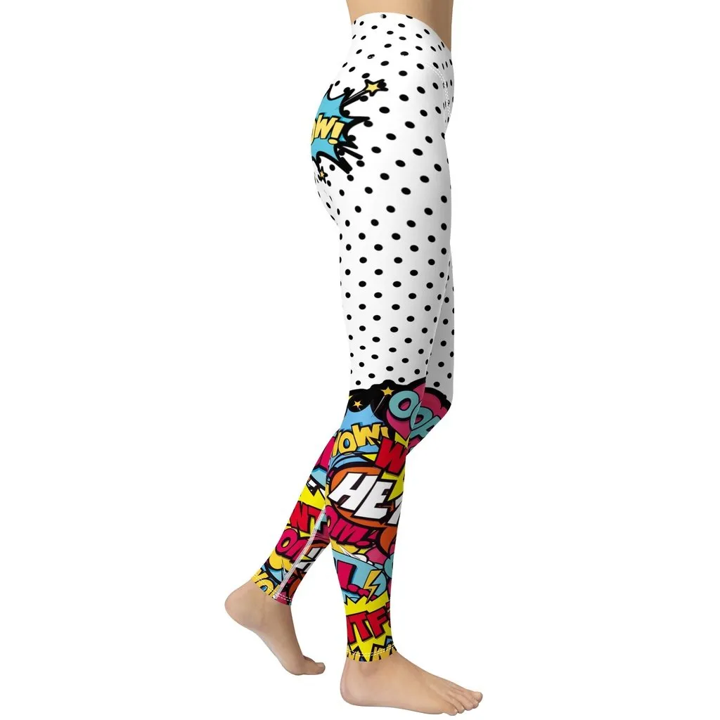 Cutest Pop Art Yoga Leggings