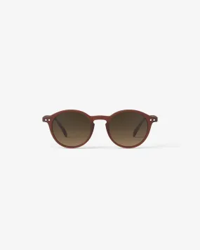 #D Shape Sunglasses in Mahogany