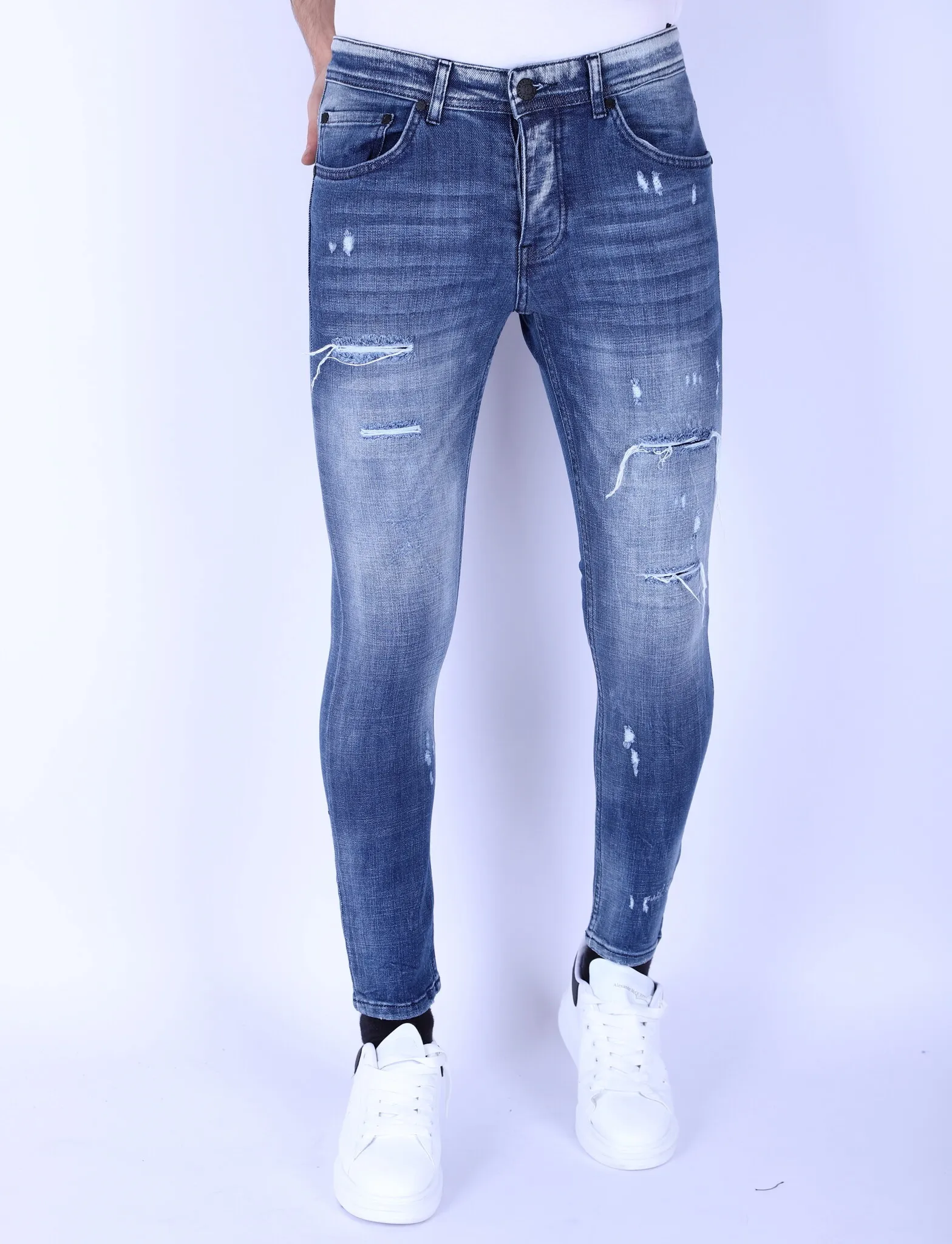 Dark Blue Slim Fit Men's Jeans |