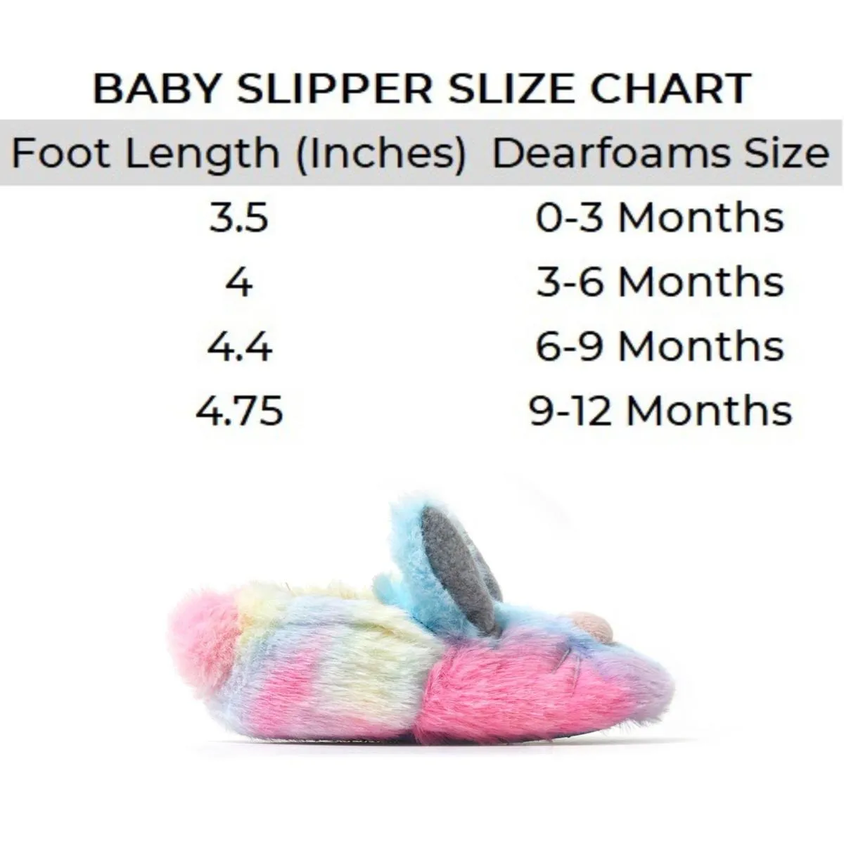      Dearfoams Baby Matching Family Bunny Closed Back Slipper     