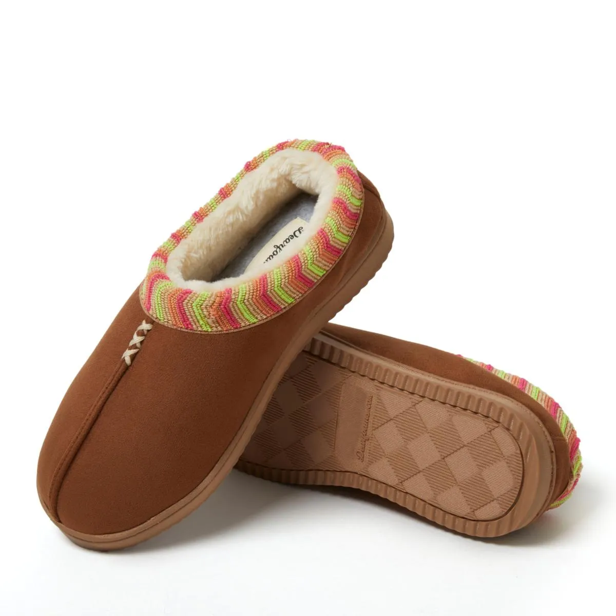      Dearfoams Women's Indoor/Outdoor High Vamp Clog Slipper - Wren     