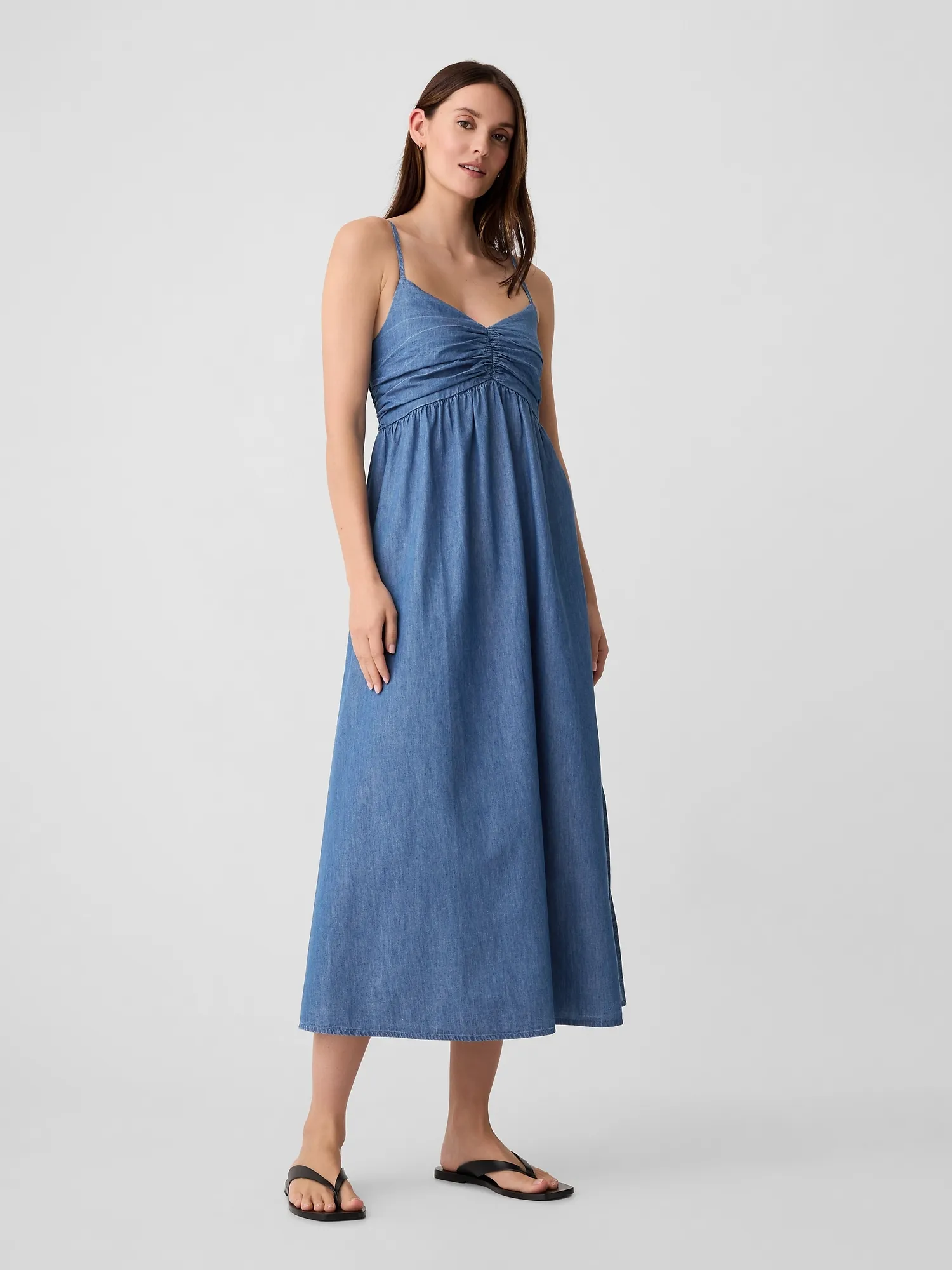 Denim Maxi Dress