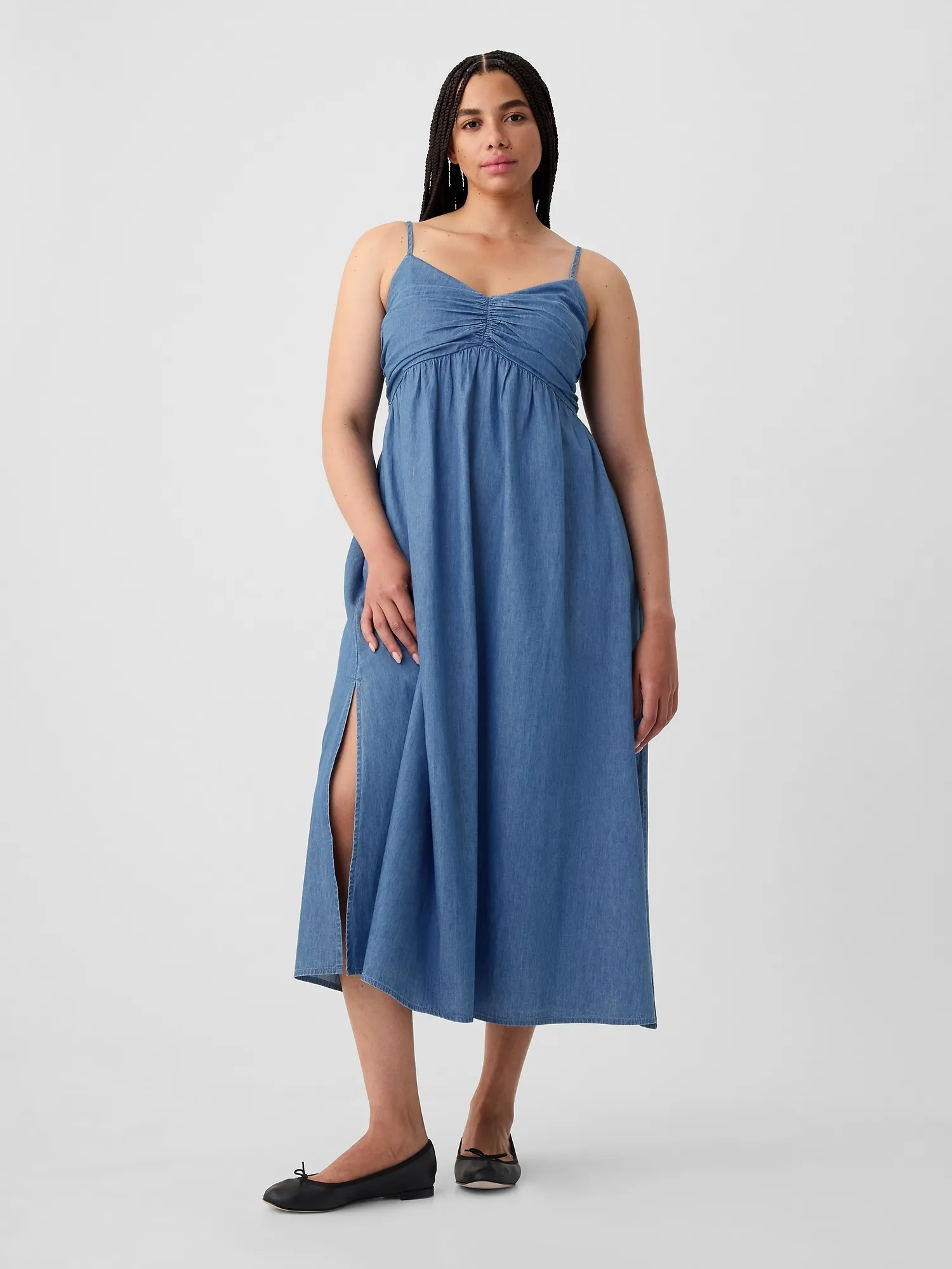 Denim Maxi Dress