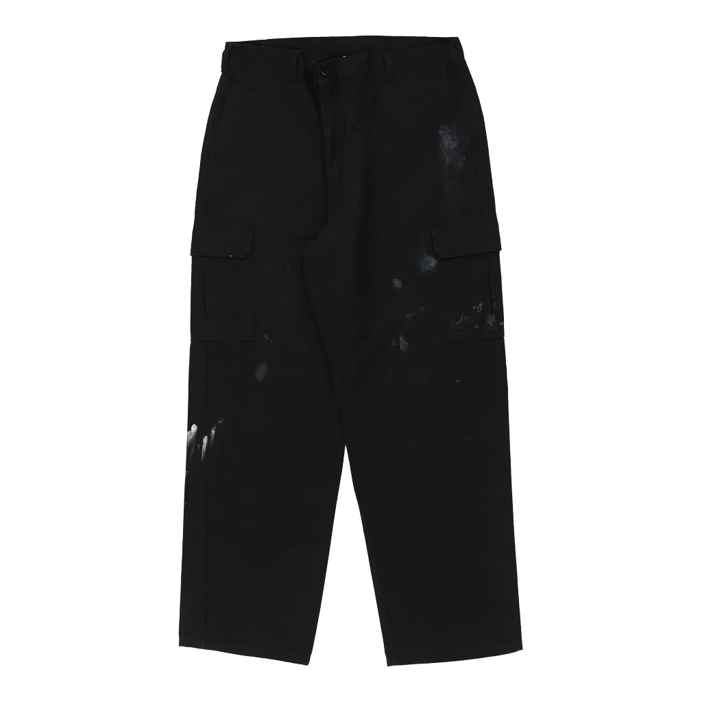 Dickies Trousers - 38W 32L Black Cotton Blend