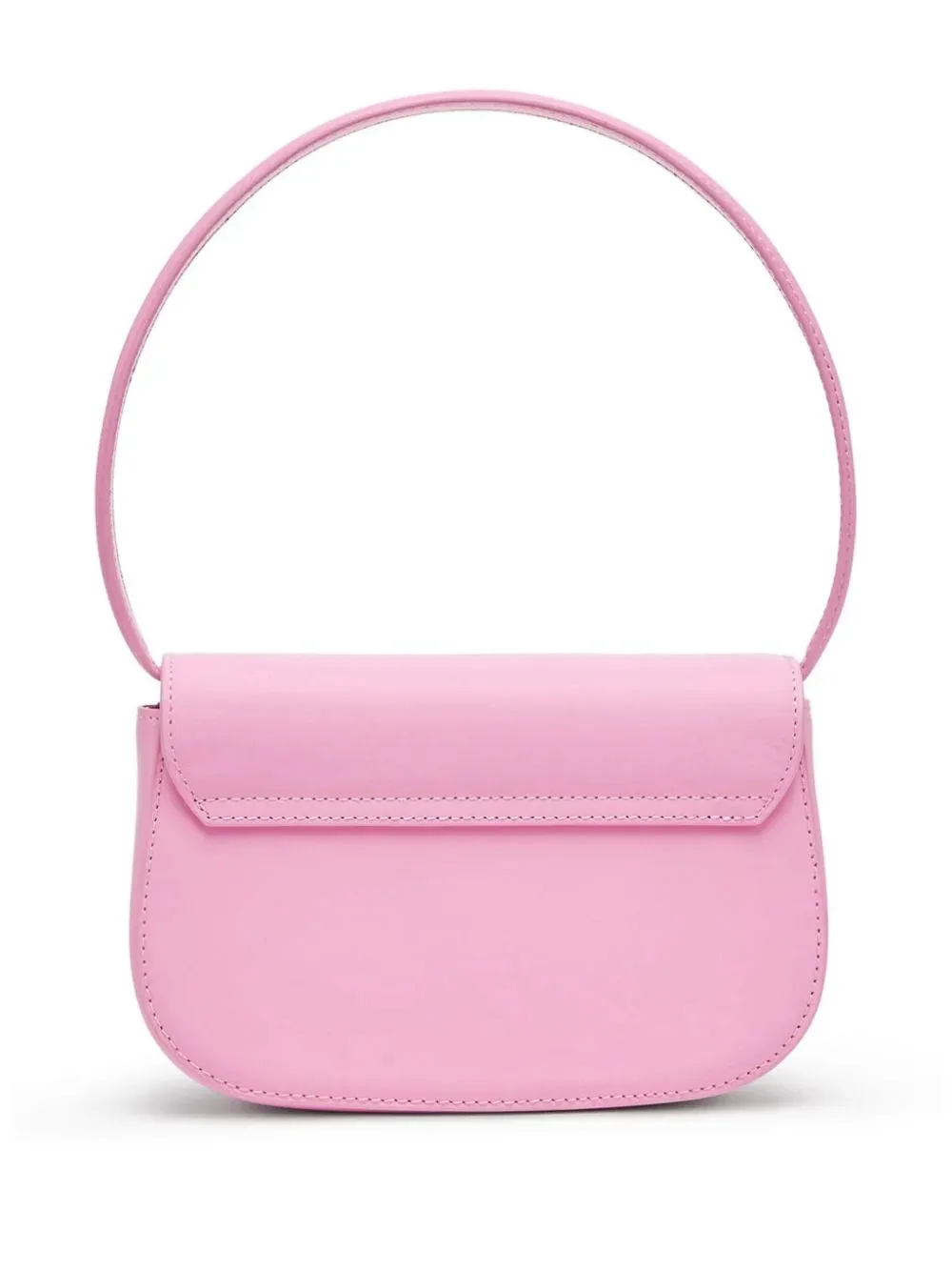 DIESEL 1DR Bag In Pink Matt Rubberized Leather