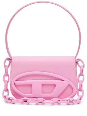 DIESEL 1DR Bag In Pink Matt Rubberized Leather