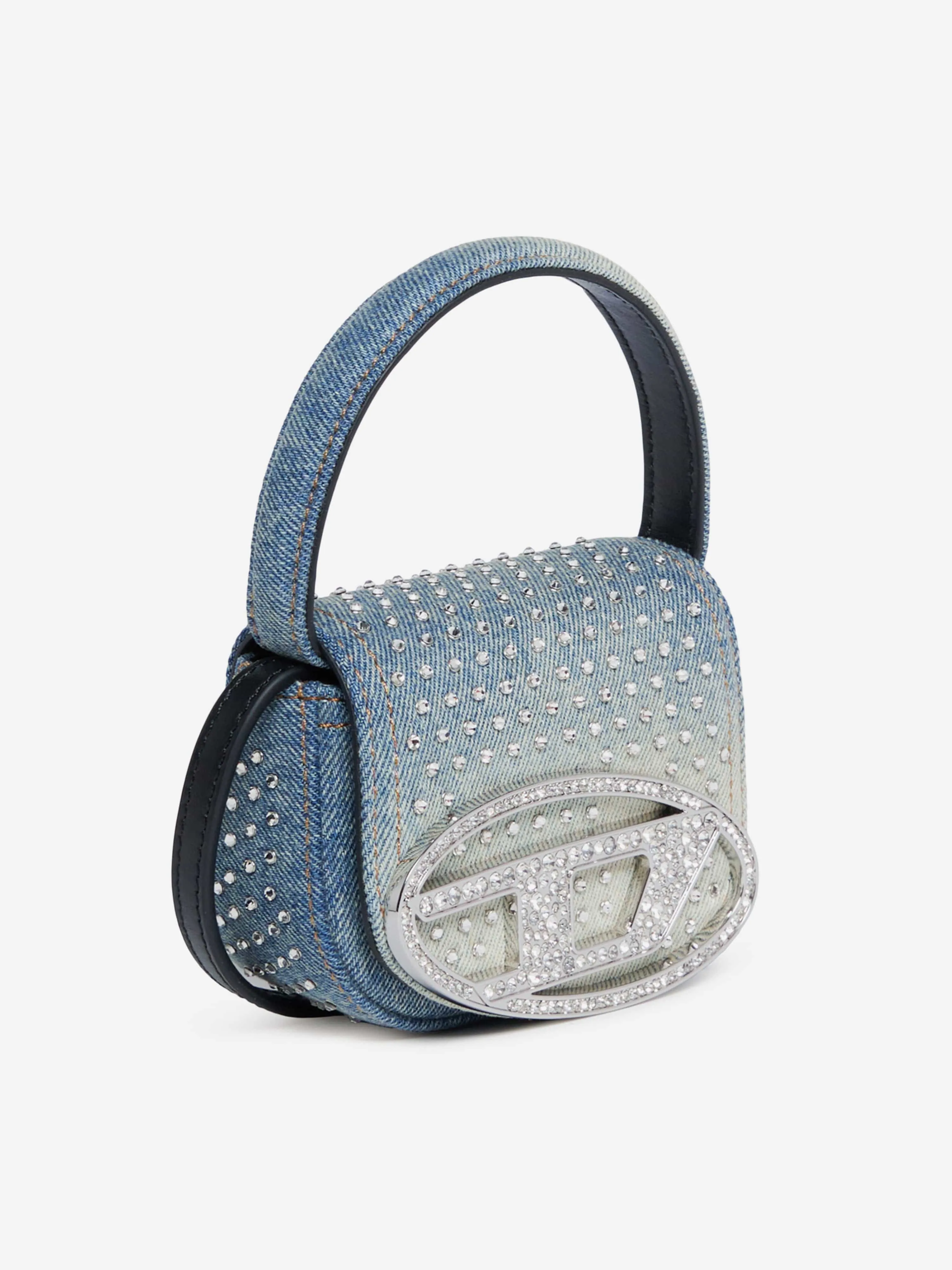 Diesel Girls Oval D Logo Handbag in Blue (20cm)