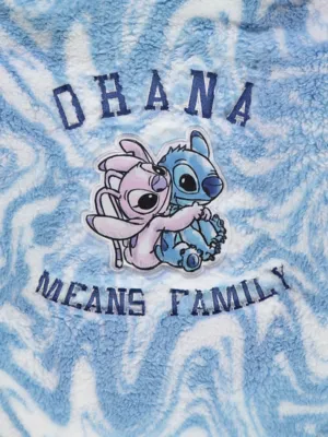 Disney Lilo and Stitch Tie Dye Borg Fleece Hoodie | Kids | George at ASDA