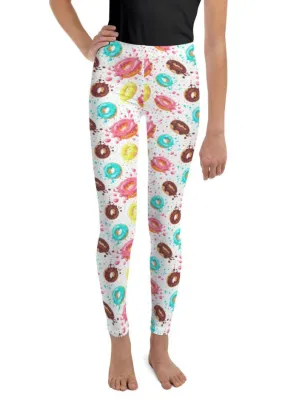 Doughnut Pattern Youth Leggings