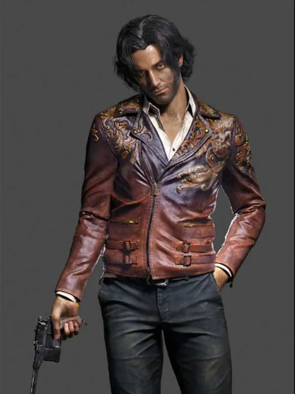 Dr. Luis Serra Navarro Resident Evil 4 Leather Jacket