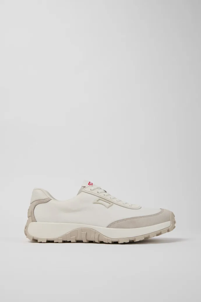 Drift Trail VIBRAM White textile and nubuck sneakers for men