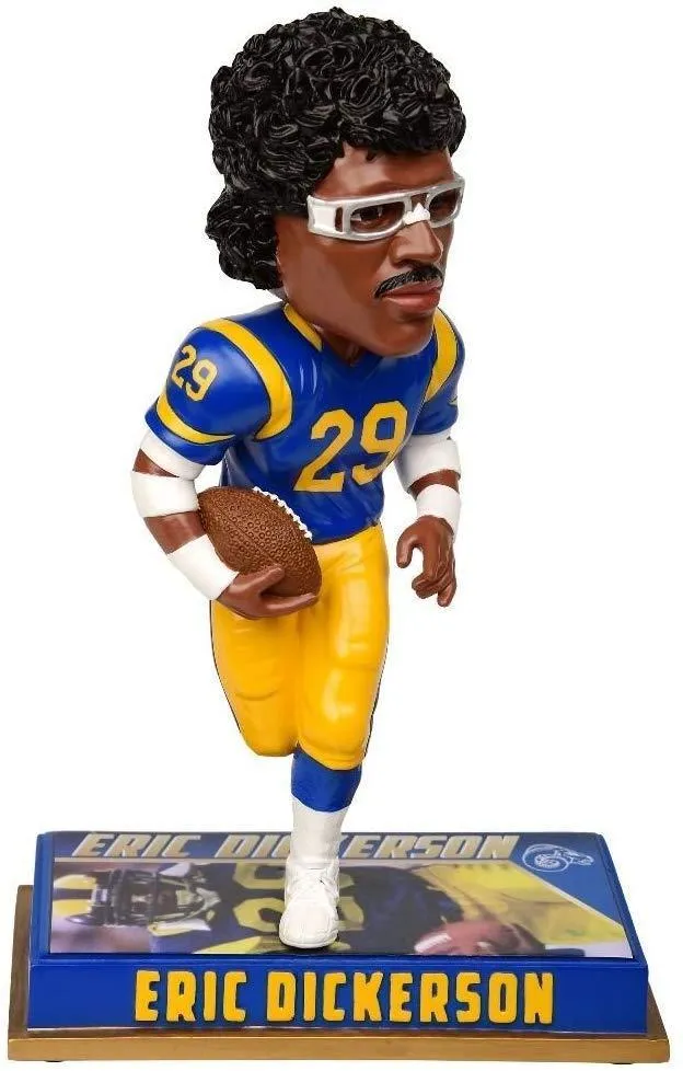 Eric Dickerson Los Angeles Rams with Classic Old School Goggles Limited Edition Bobblehead