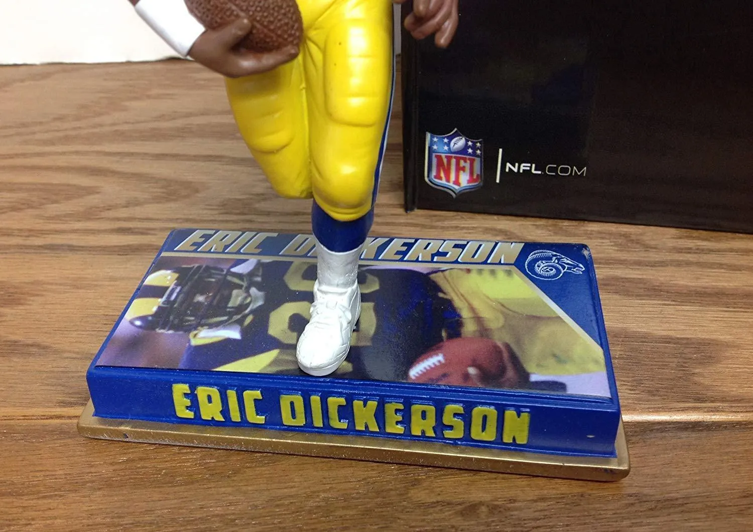 Eric Dickerson Los Angeles Rams with Classic Old School Goggles Limited Edition Bobblehead