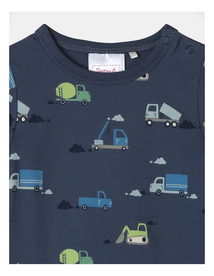 Essential Trucks Romper in Blue