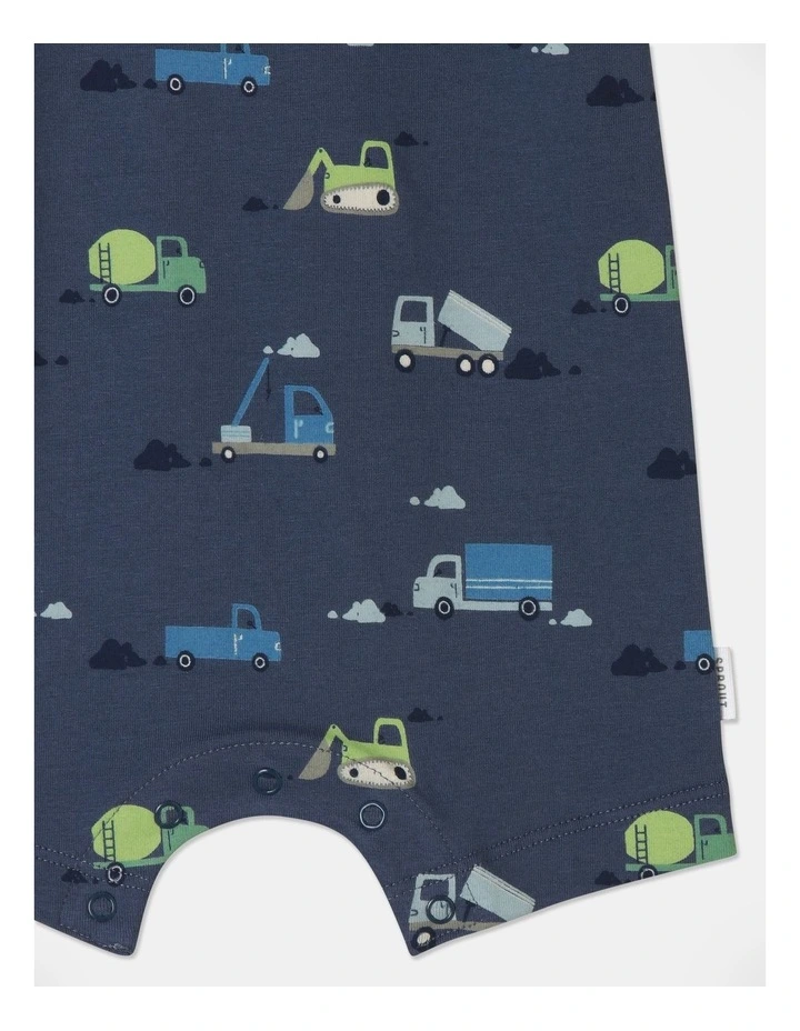 Essential Trucks Romper in Blue