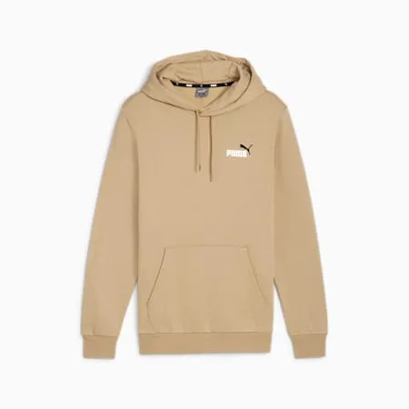 Essentials+ Two-Colour Small Logo Hoodie Men | Prairie Tan | PUMA Men | PUMA 