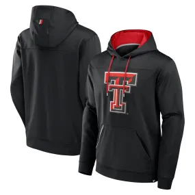 Fanatics  Texas Tech Red Raiders Black Defender Dot Faded Primary Pullover Hoodie