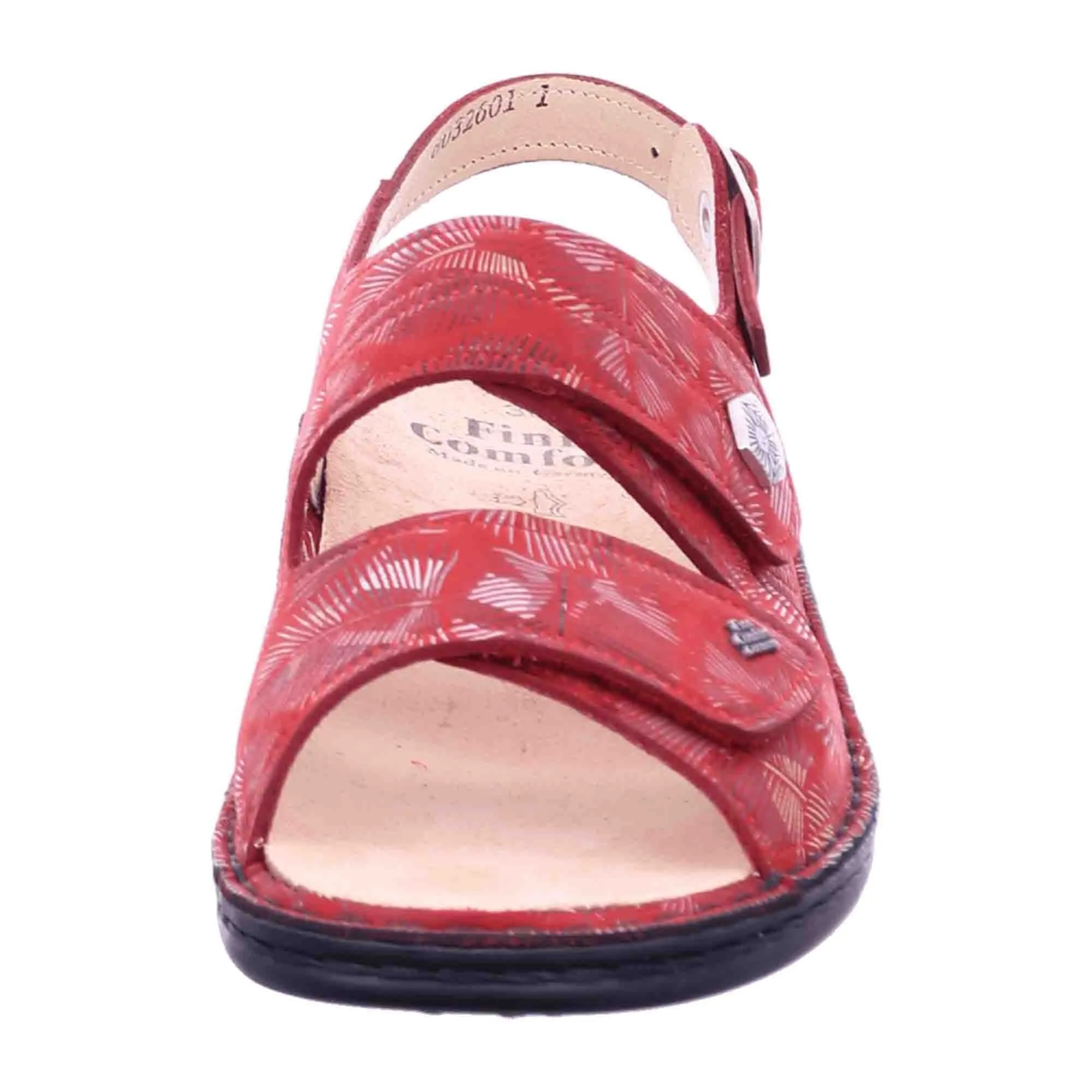 Finn Comfort Milos Red Sandals for Women - Stylish & Durable