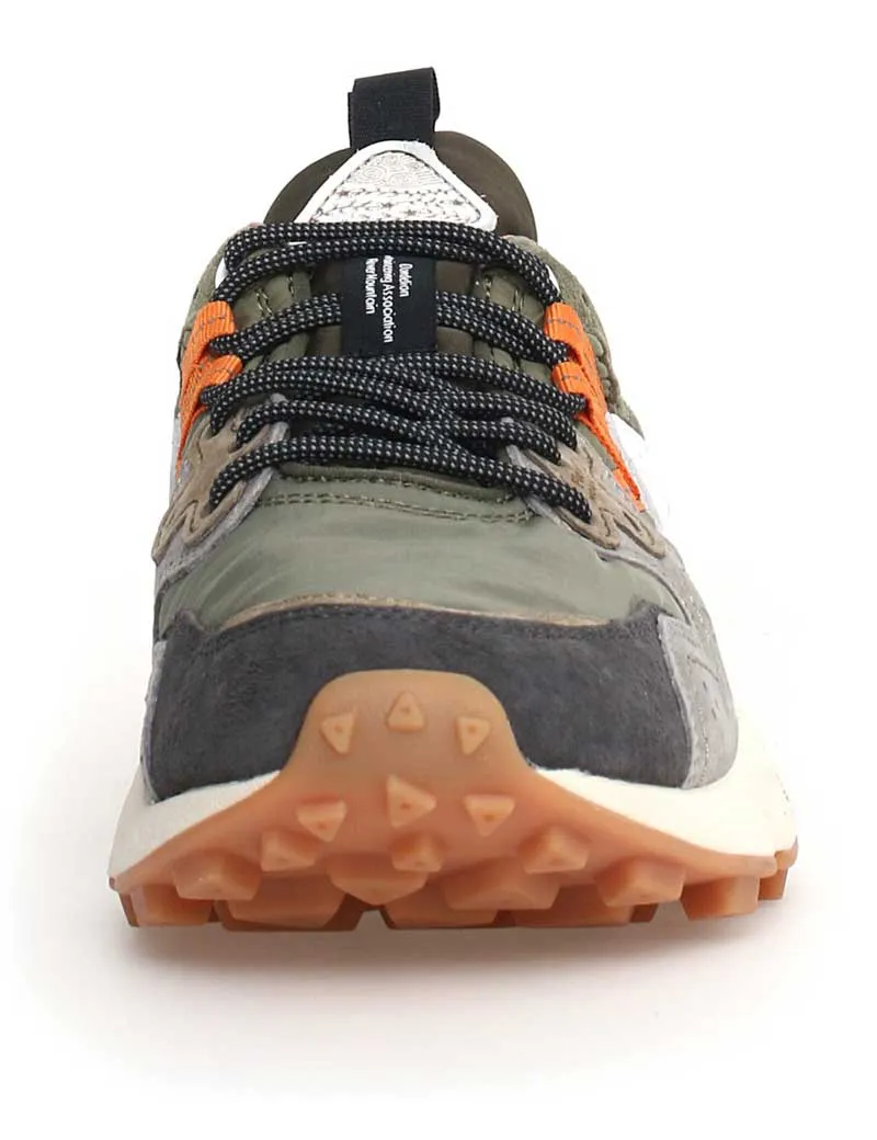 Flower Mountain Yamano 3 Ripstop Trainers Anthracite Khaki