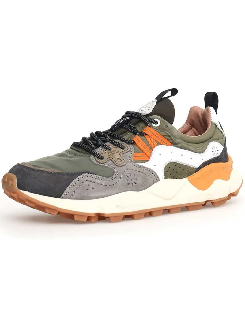 Flower Mountain Yamano 3 Ripstop Trainers Anthracite Khaki