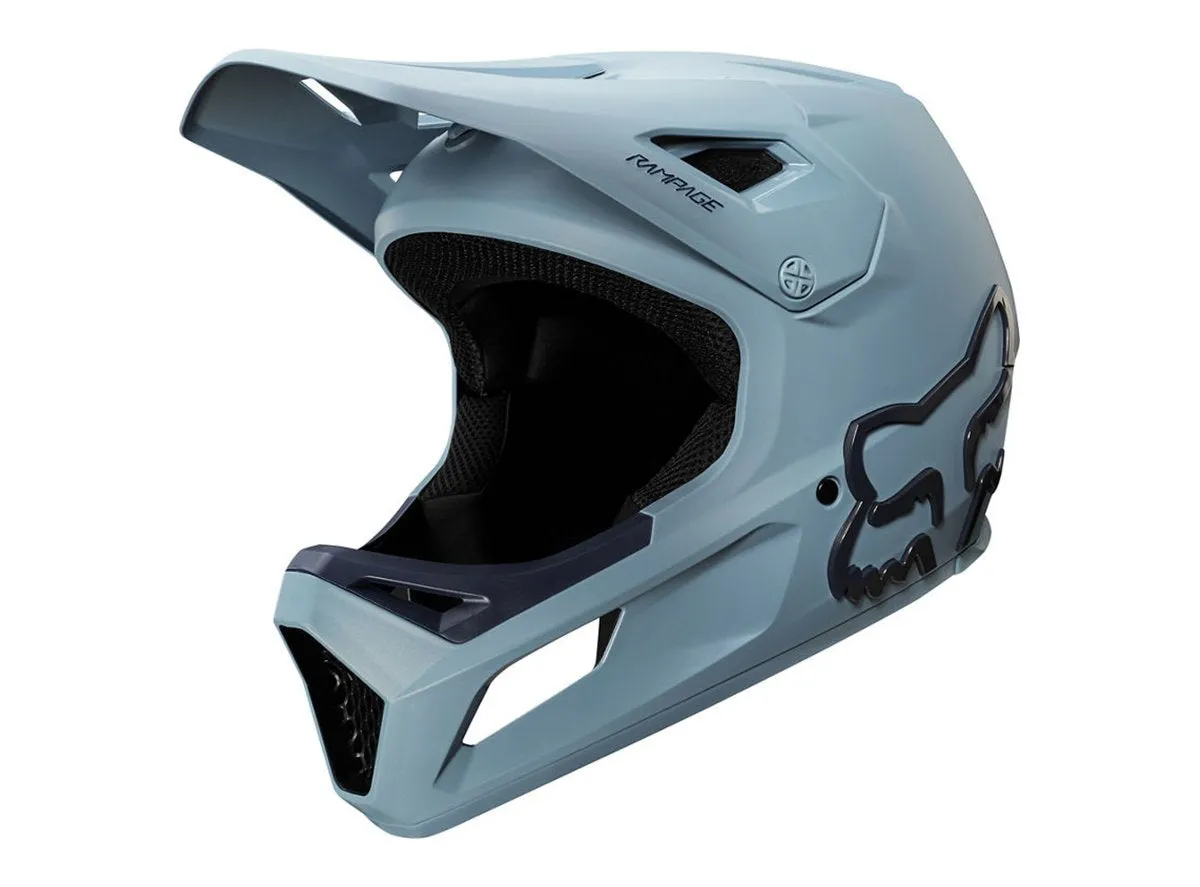 Fox Racing Rampage Full Face Helmet - Light Blue-Navy - 2020