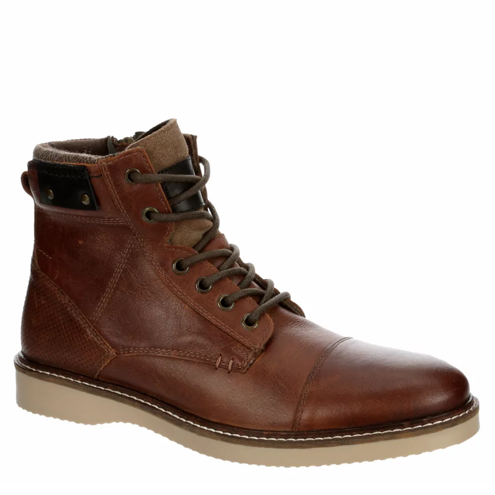 FRANCO FORTINI  MENS WYATT LACE-UP BOOT