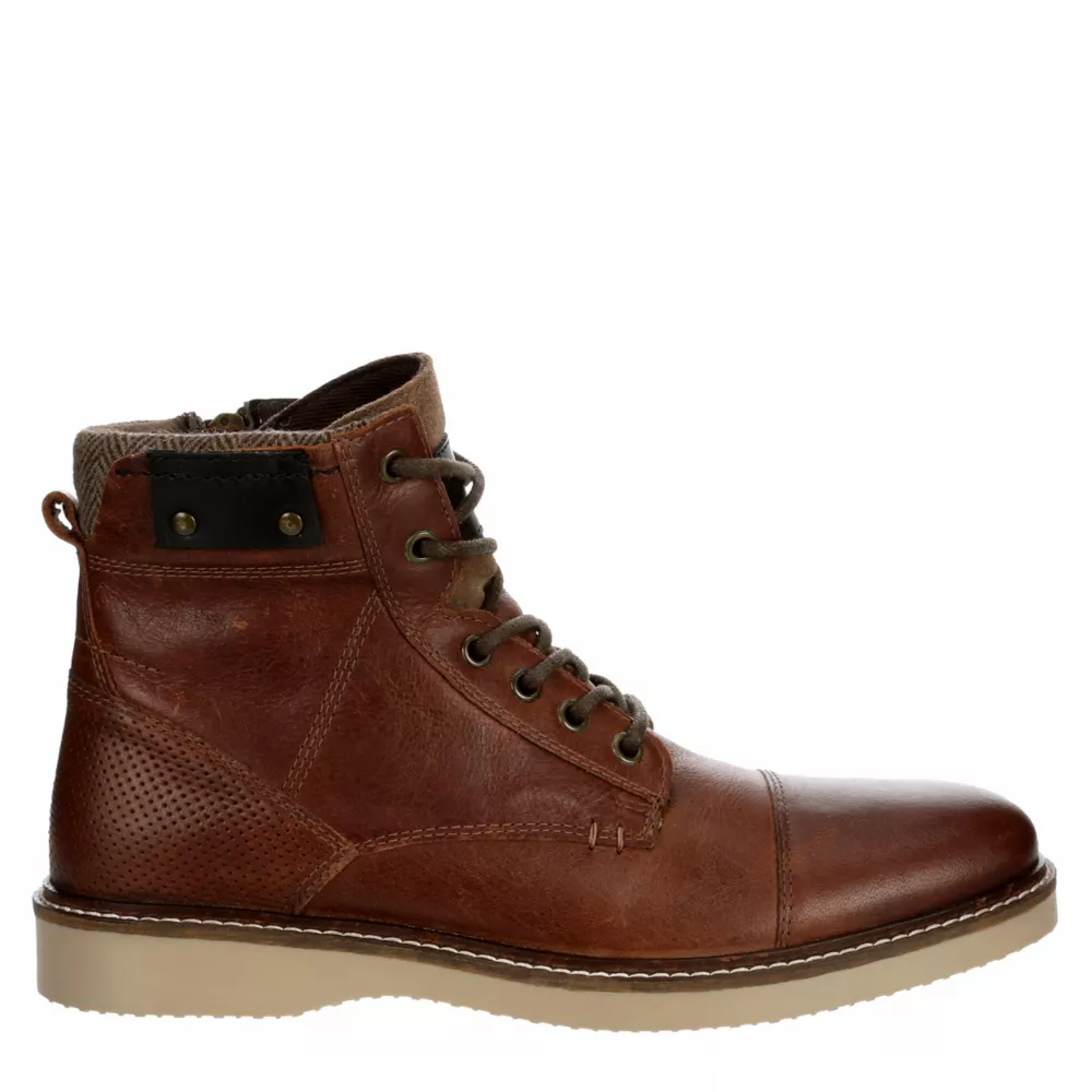 FRANCO FORTINI  MENS WYATT LACE-UP BOOT