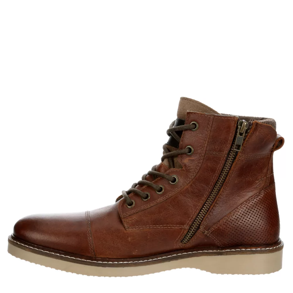 FRANCO FORTINI  MENS WYATT LACE-UP BOOT