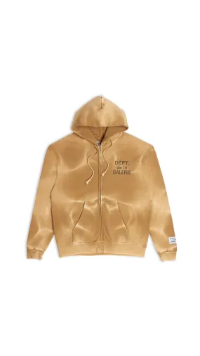 French Zip Hoodie - Tan