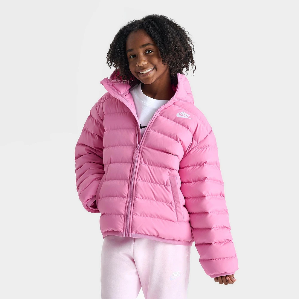 Girls' Nike Sportswear Lightweight Synthetic Fill Hooded Jacket