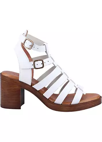 Gloria White Gladiator Sandals by Hush Puppies | Look Again