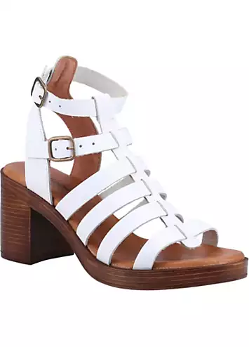 Gloria White Gladiator Sandals by Hush Puppies | Look Again