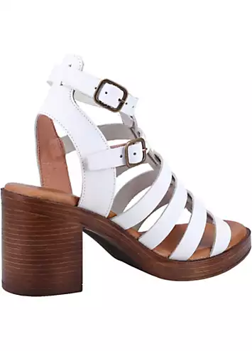 Gloria White Gladiator Sandals by Hush Puppies | Look Again