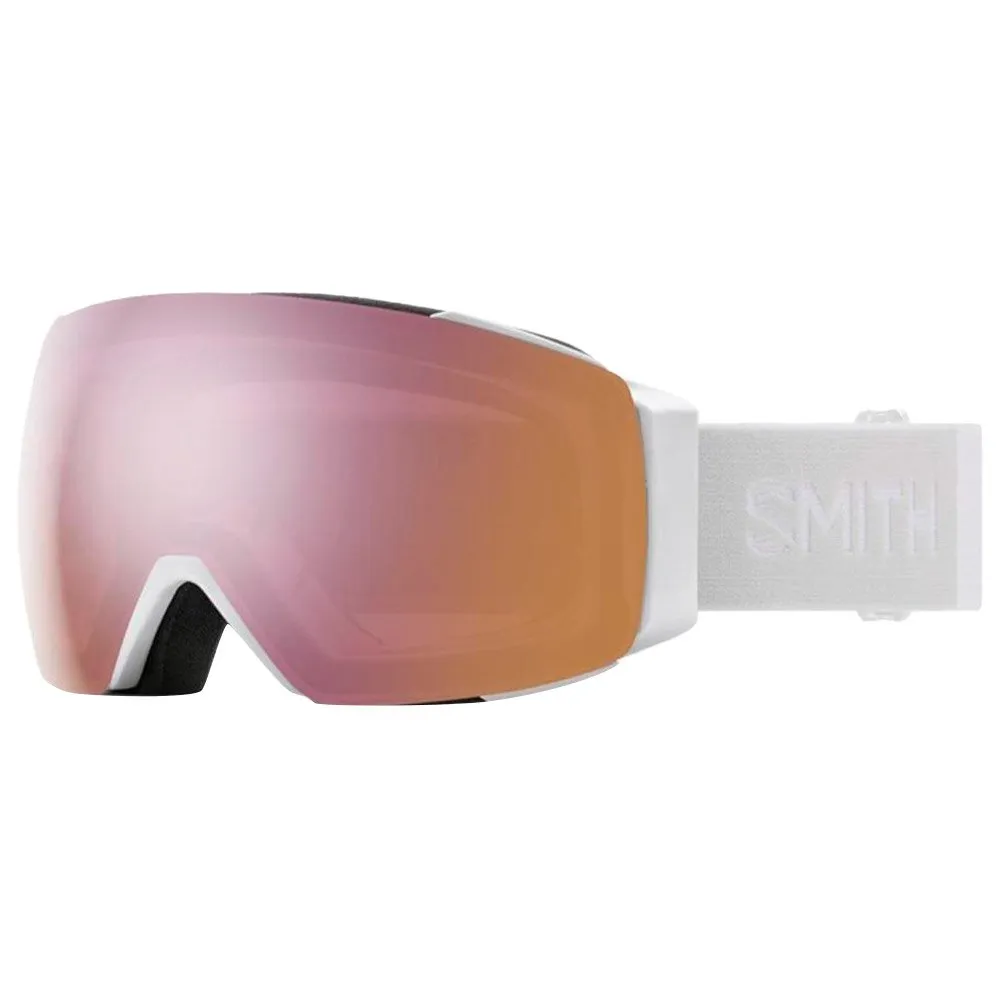 Goggles Smith ---I/O Mag White Vapor Chromapop Everyday Rose Gold Mirror + Chromapop Storm Blue Sensor Mirror