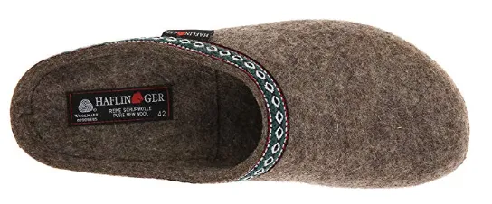 Haflinger Unisex Classic Grizzly Slipper