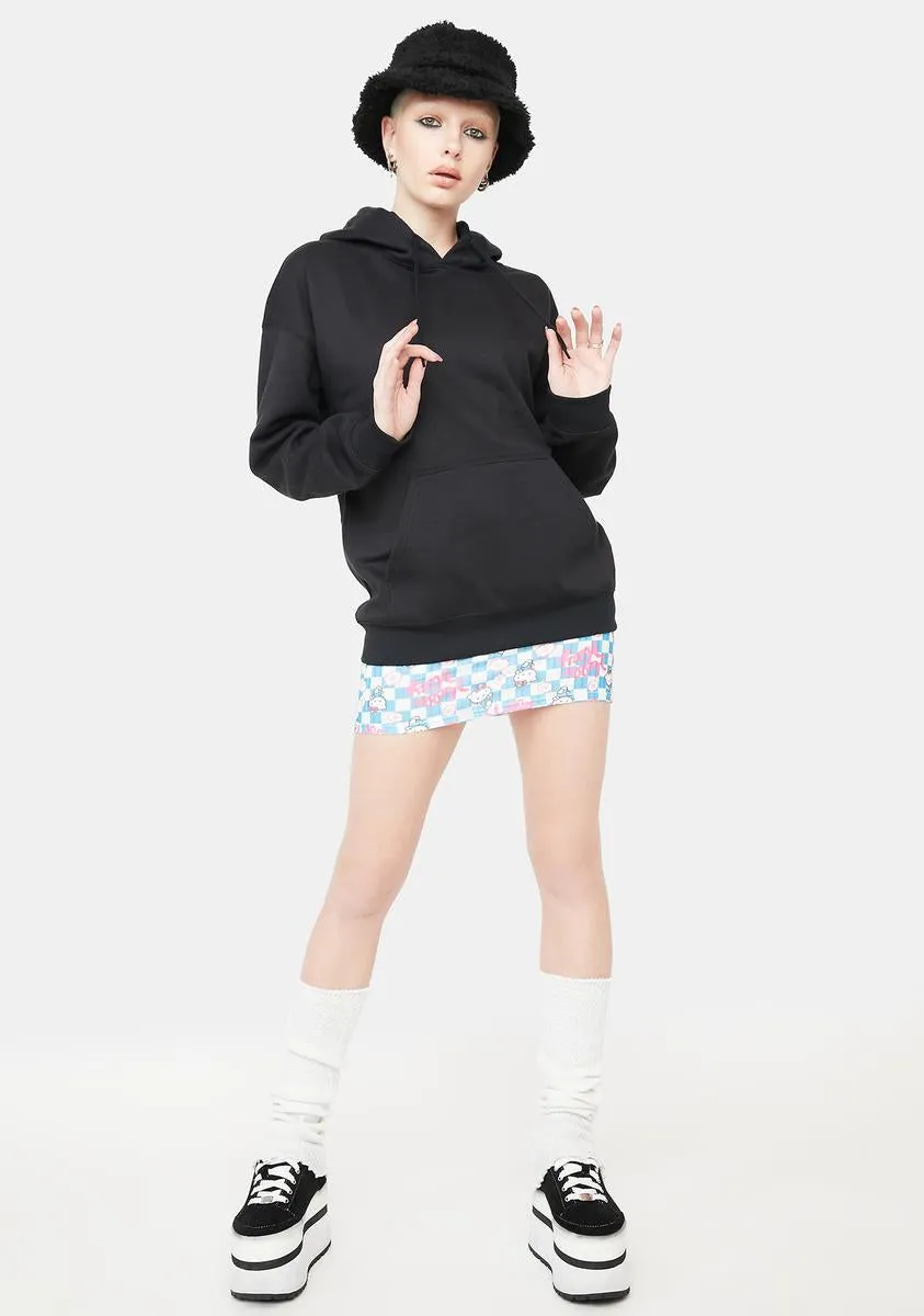 Hello Kitty Feeling Cute Back Print Hoodie-