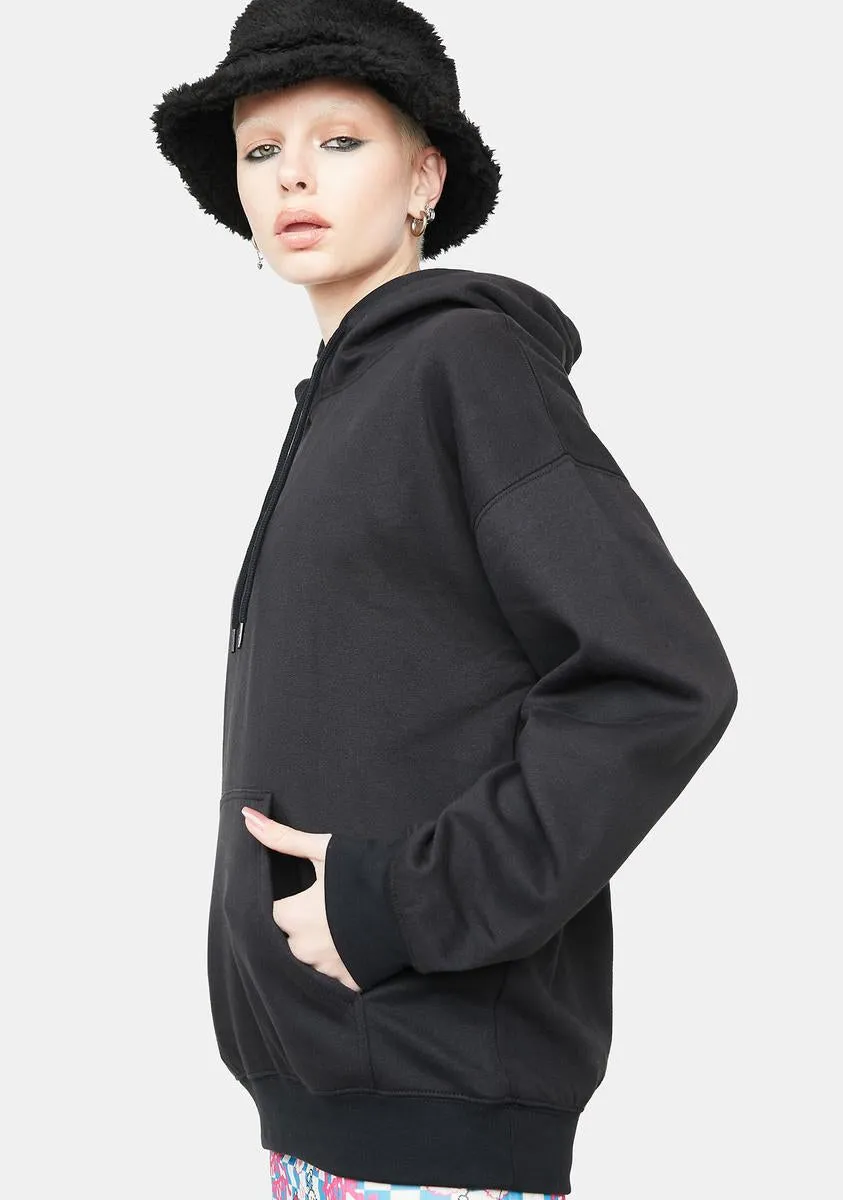 Hello Kitty Feeling Cute Back Print Hoodie-