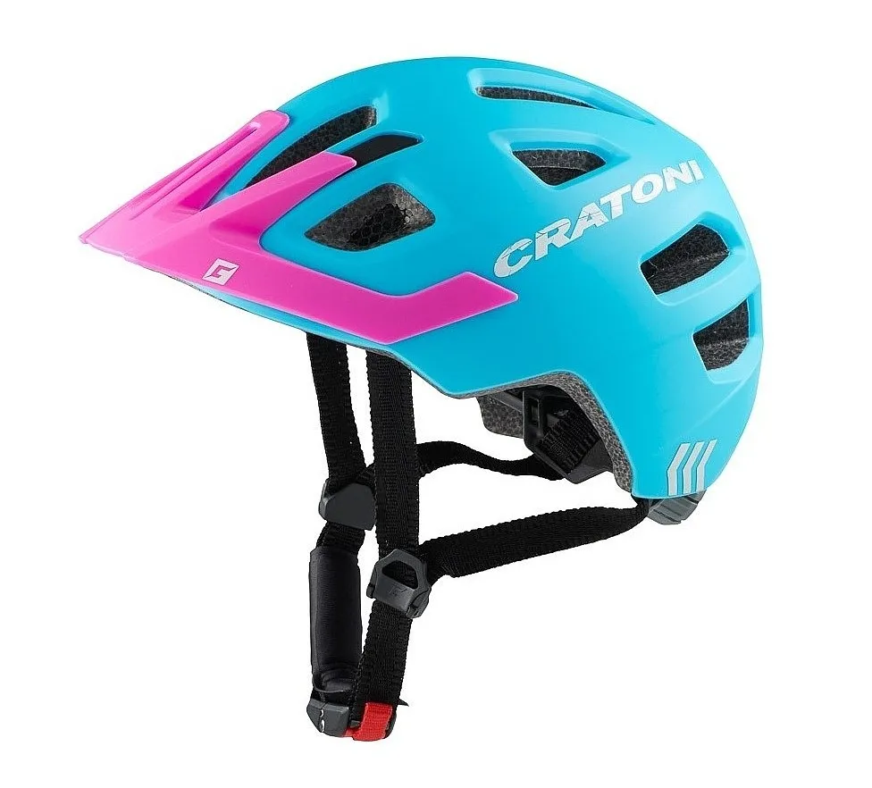 helmet Cratoni Maxster Pro - Blue/Pink Matt - kid´s