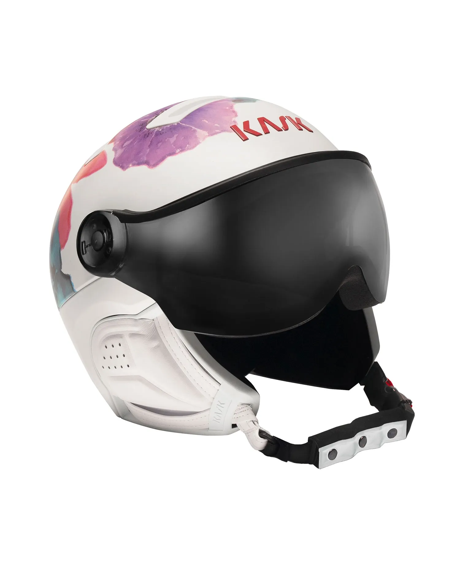 Helmet KASK FLOWER  SHE00065VISOR201-white