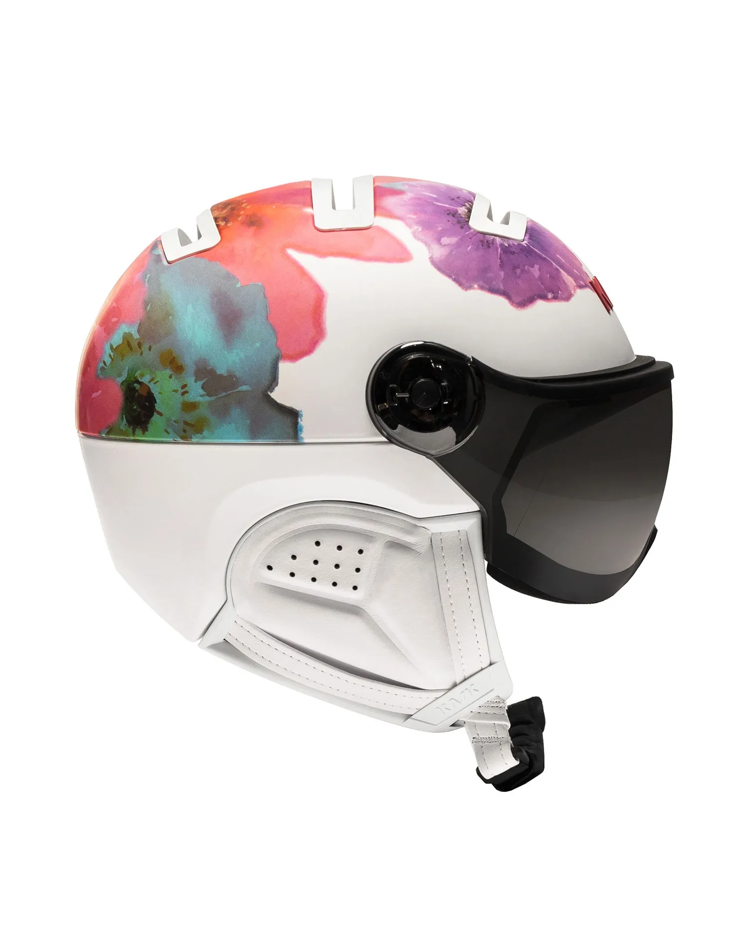 Helmet KASK FLOWER  SHE00065VISOR201-white